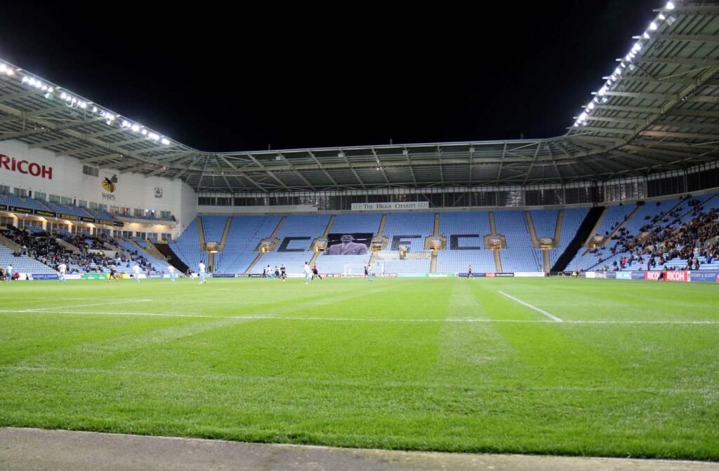 North Stand – arkivbilde fra fotball (2016) · Coventry Building Society Arena