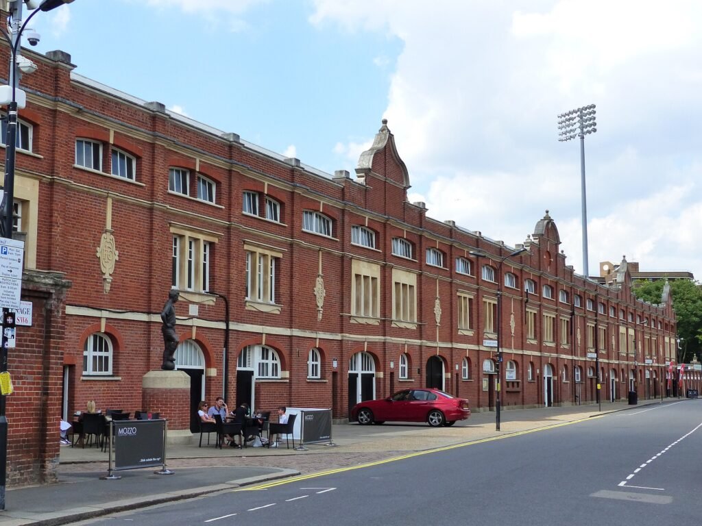 Stadium exterior landmark · Craven Cottage