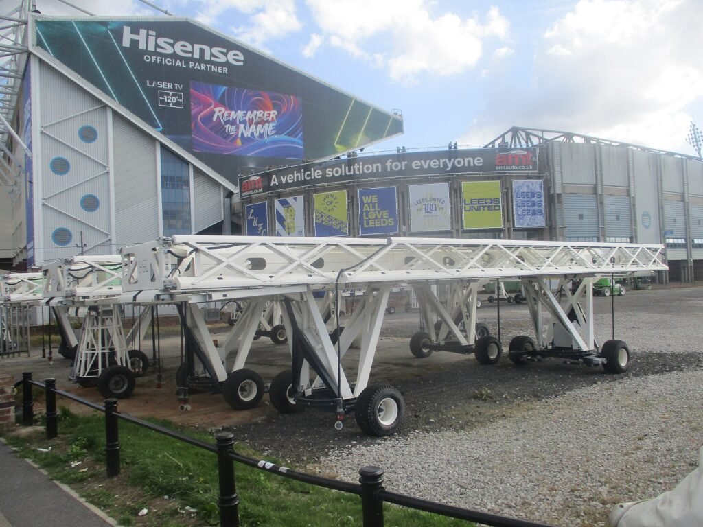 Street and matchday surroundings · Elland Road