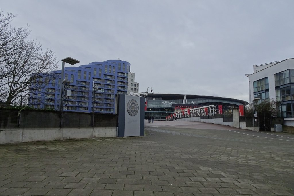 Zugang zum Stadionpodium · Emirates Stadium