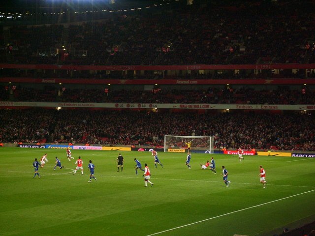 Innenraum des Emirates · Emirates Stadium