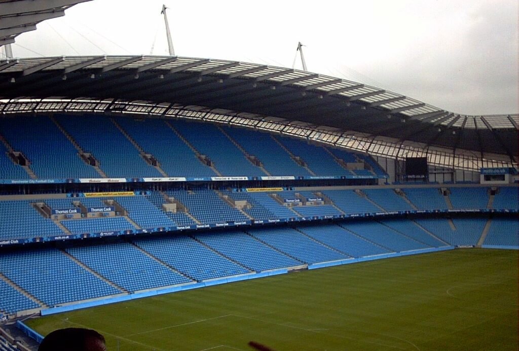 East Stand – Archivansicht (2006) · Etihad Stadium