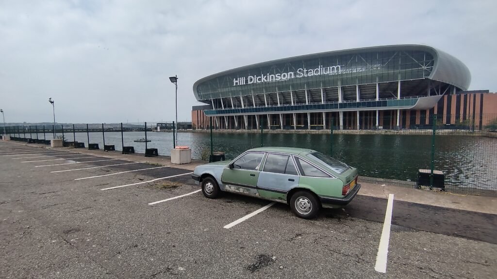 South Stand — exterior · Hill Dickinson Stadium