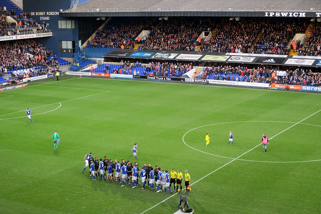 Street and matchday surroundings · Portman Road