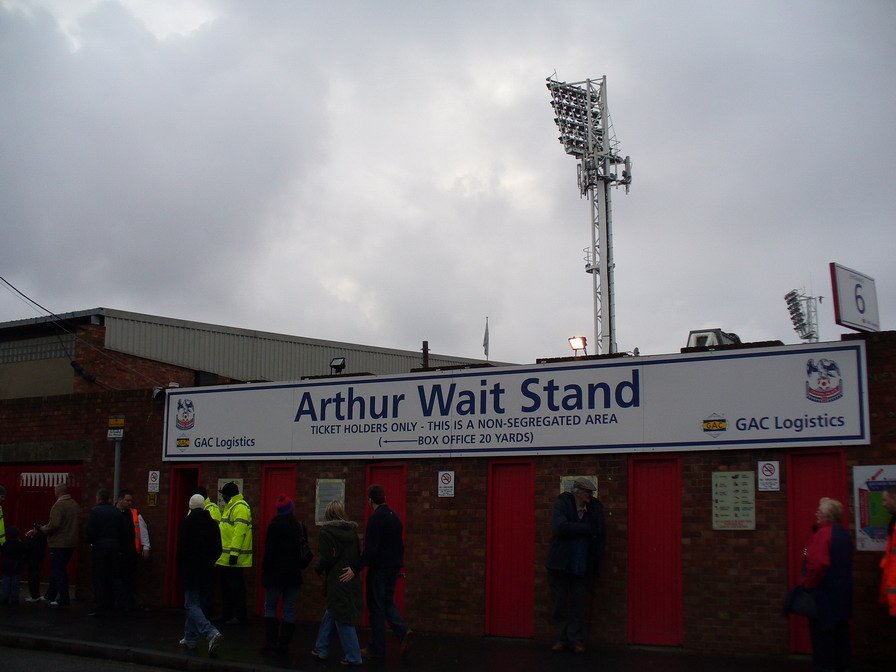 Entrance and turnstile orientation · Selhurst Park