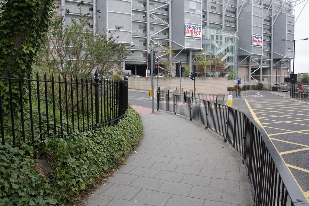 Entrance and turnstile orientation · St James' Park