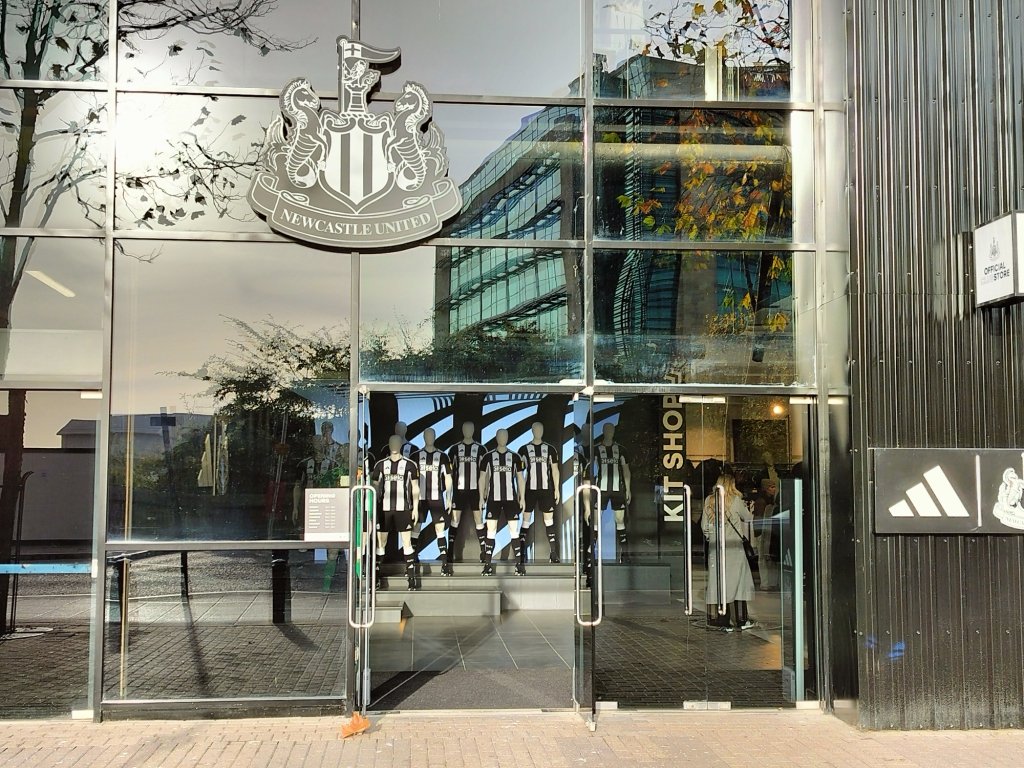 Club shop and stadium facilities · St James' Park
