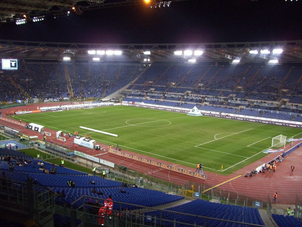 Weitere Zuschauerperspektive · Stadio Olimpico