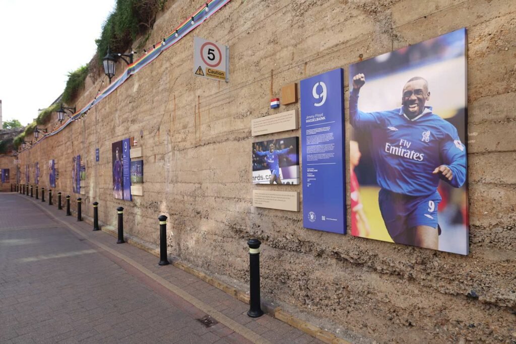 Shed Wall – historischer Orientierungspunkt · Stamford Bridge