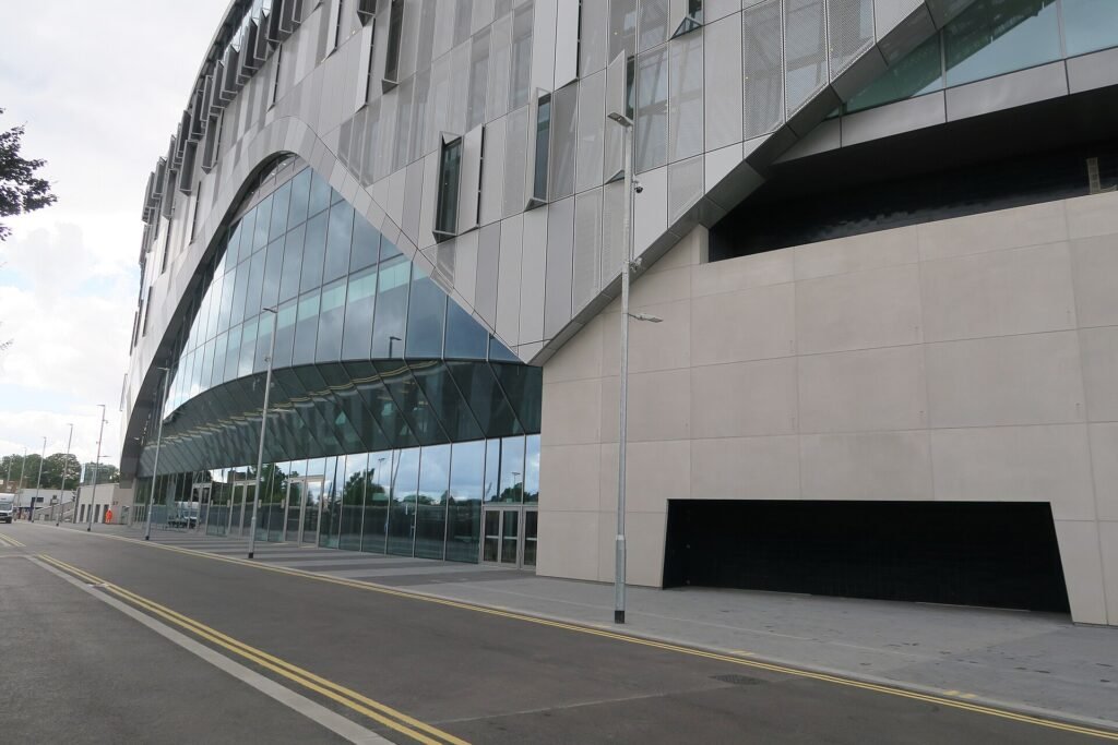 Entrance and turnstile orientation · Tottenham Hotspur Stadium