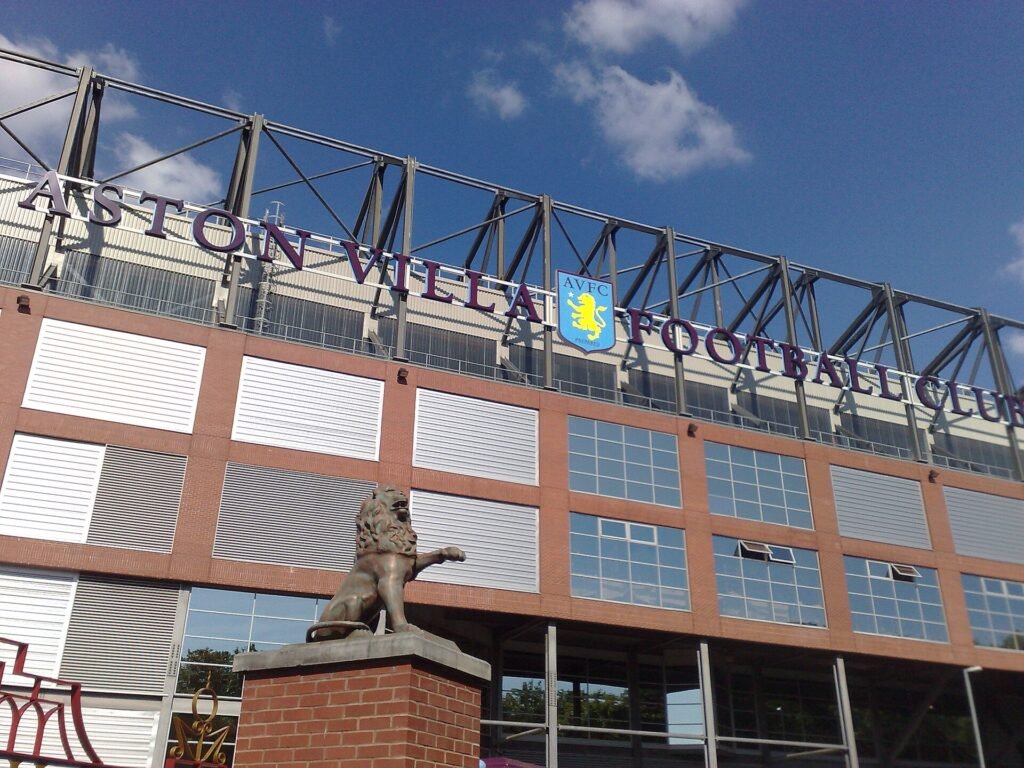 Street and matchday surroundings · Villa Park