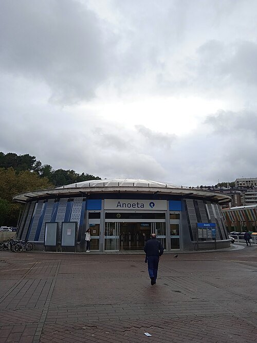 Euskotren-Station Anoeta – September 2022 · Anoeta (Reale Arena)