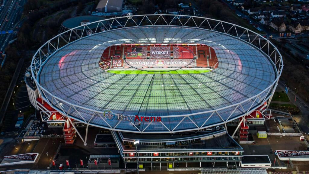 Aerial bowl overview · BayArena