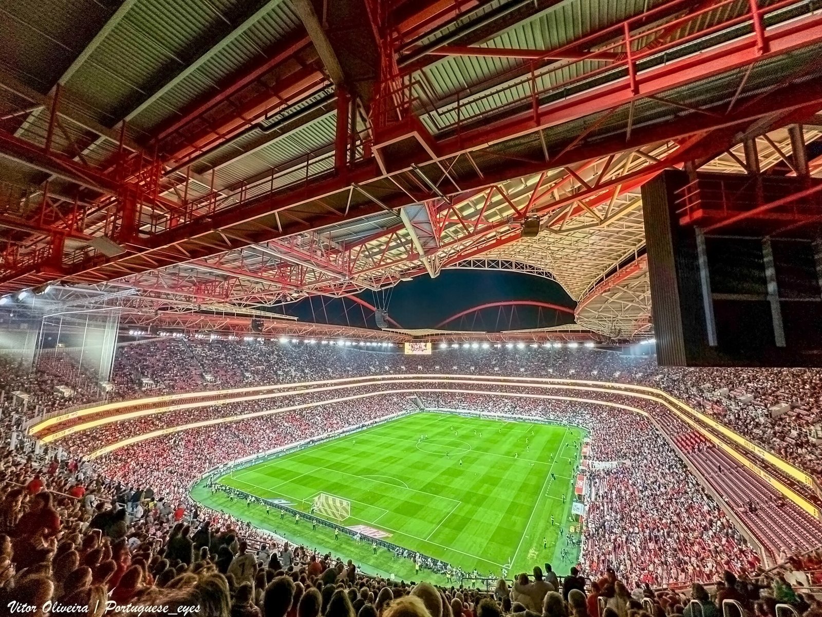 Estádio da Luz während eines Benfica-Spiels