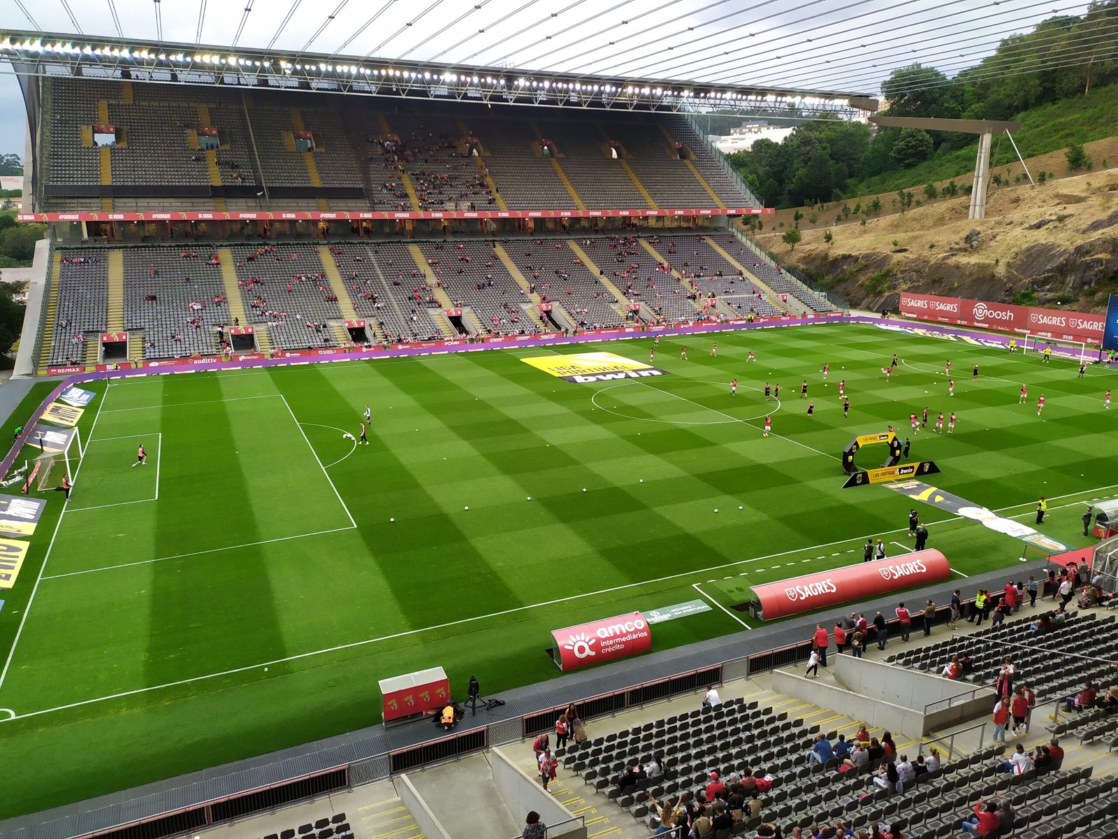 Estádio Municipal de Braga während eines Spiels