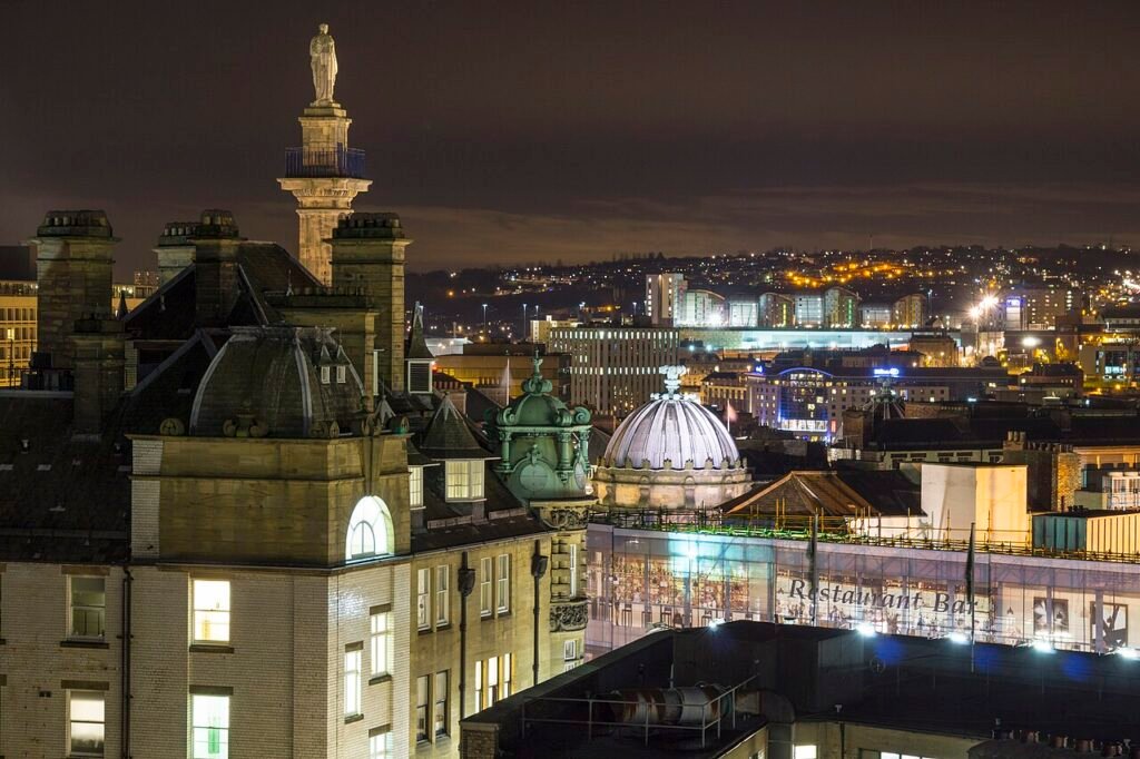 Grey’s Monument und Newcastle City Centre · St James' Park