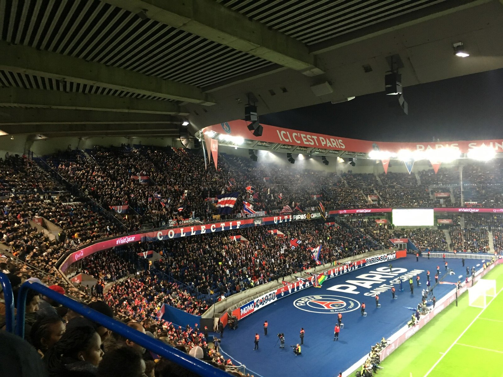 Fanstimmung im Parc des Princes