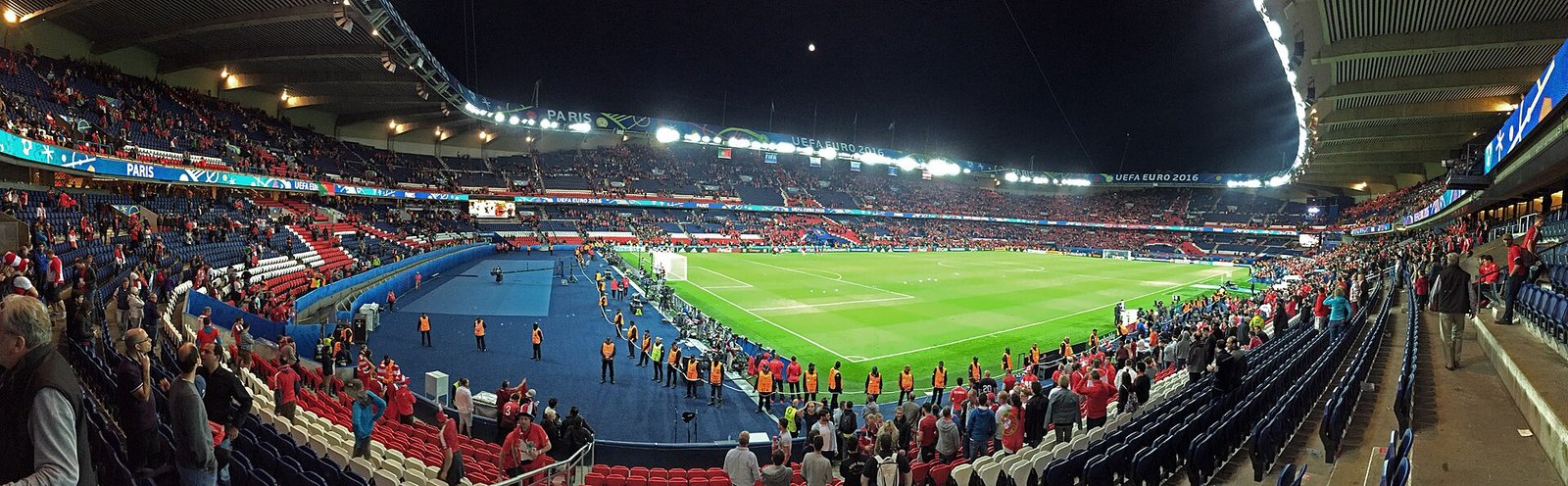 Panorama im Parc des Princes