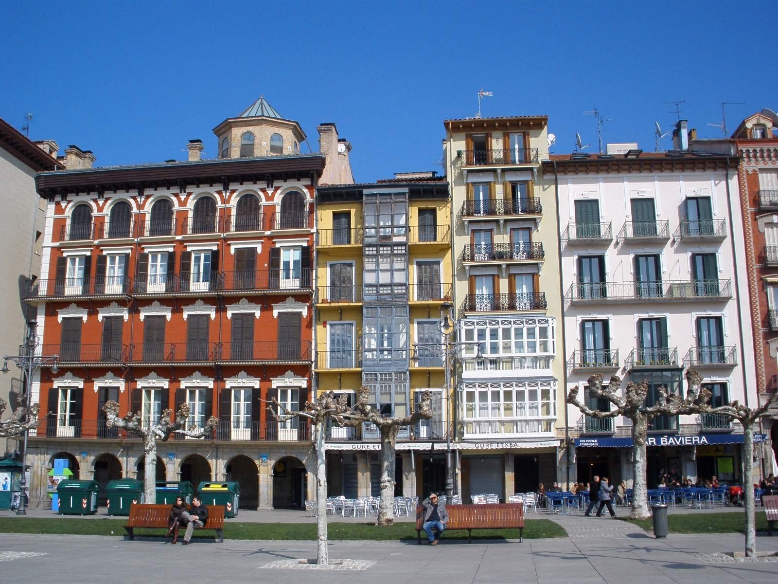 Plaza del Castillo im Zentrum von Pamplona