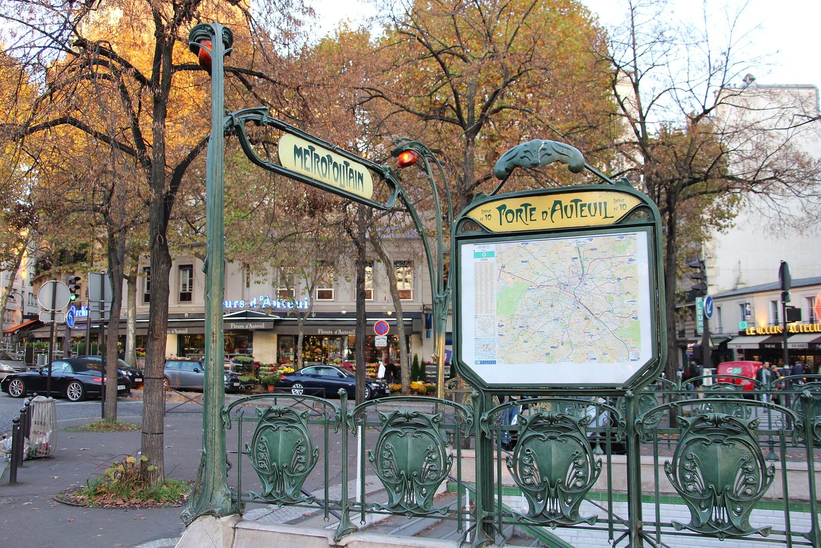 Metrozugang Porte d’Auteuil