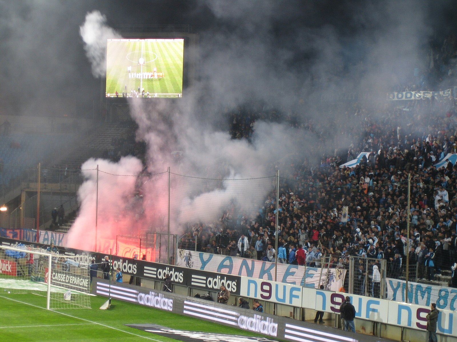 Fanstimmung in Virage Nord